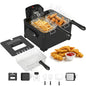 3L/5L Deep Fat Fryer, 2000W Electric Deep Fryer with 1/3 Removable Basket