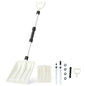 Snow Shovel, 116cm Long Snow Removal Tool with Ergonomic Handle