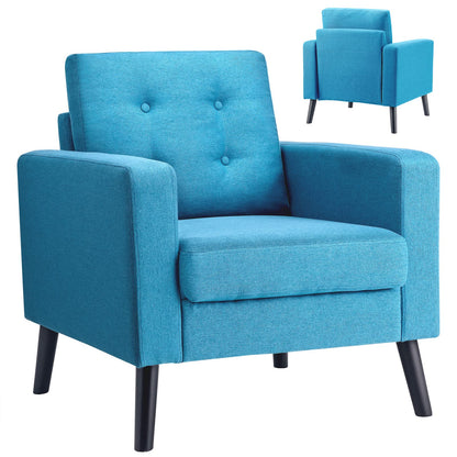 Modern Upholstered Accent Sofa Chair for Living Room