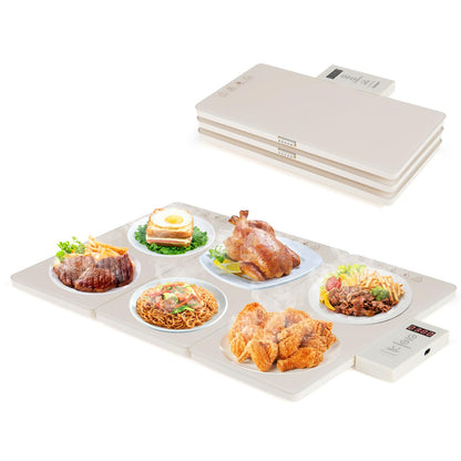 Electric Food Warming Tray Tray with Adjustable Temperature Control