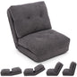 Folding Sofa Chair, 5-Position Adjustable Floor Chair Bed