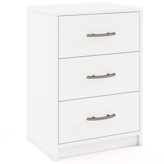3-Drawer Nightstand with Storage for Living Room Bedroom