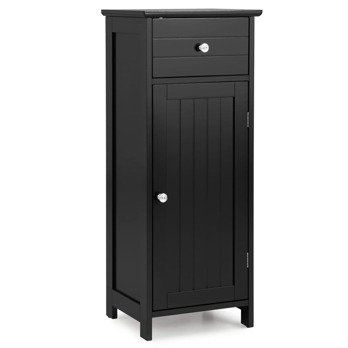 3-Tier Free-Standing Bathroom Cabinet with Drawer