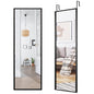 Full Length Wall-Mounted Mirror with Height Adjusting Hooks