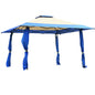 4 x 4m Pop up Outdoor Gazebo with 2-Tier Roof and Carrying Bag