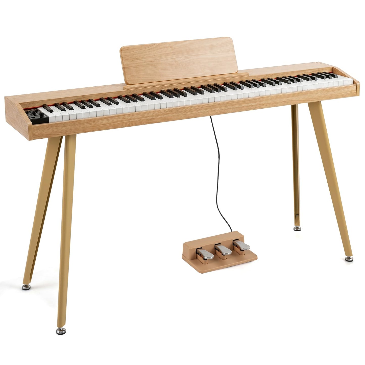 88-Key Digital Piano Keyboard, Semi-Weighted Keyboard