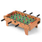 Wooden Table Football Set with Footballs for Adults and Kids