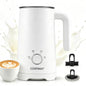 4-in-1 Electric Milk Frother and Steamer with 2 Whisks