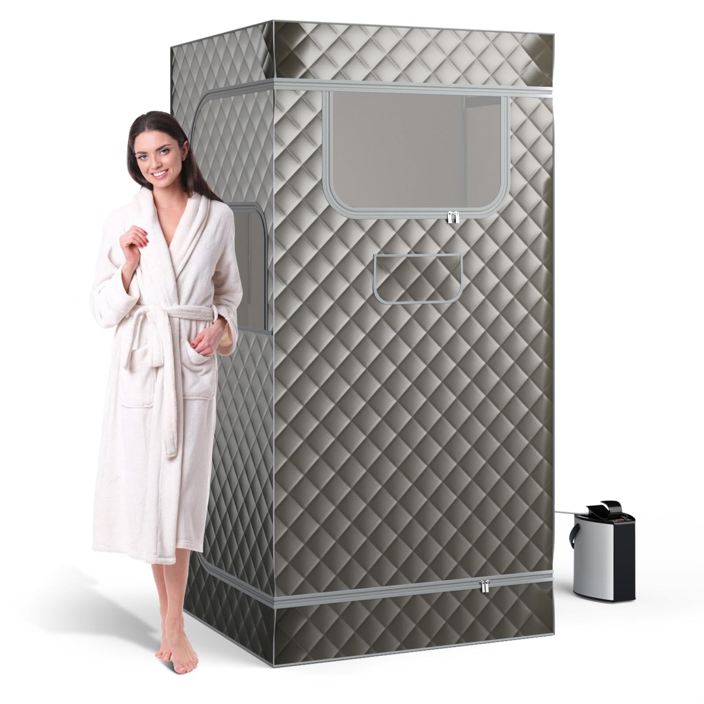 Portable Steam Sauna for Home with 3L Steam Generator