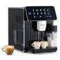 All-in-One Grind and Brew Coffee Maker with Milk Frother and Auto Self-Cleaning