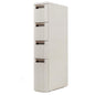 Slim Bathroom Floor Cabinet with 2/3/4 Drawers on Wheels