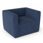 Inflatable Sofa Portable Blow Up Couch with Detachable Cover Single Lounger Air Sofa Chair