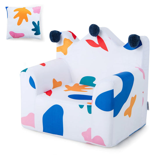 Kids Sofa Chair Foam Filled Armchair with Extra Padded Pillow