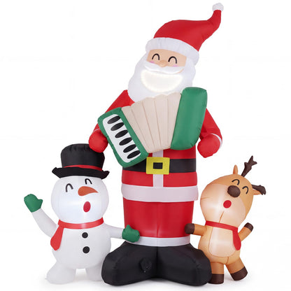Inflatable Christmas Santa Claus, 8FT Self Inflating Xmas Decoration