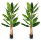 195cm Tall Artificial Banana Tree with 27 Large Leaves
