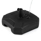 40kg Water+Sand Filled Patio Parasol Umbrella Stand Fit 38/48 mm Umbrella Poles
