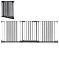 3 Panel Foldable Pet Gate, Pressure Baby Gate with One-hand Opening