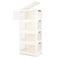 Stackable Storage Containers with Wheels and Lit