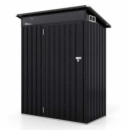5 x 3FT Metal Garden Storage Shed with PC Panel & Lockable Door