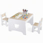 Kids Table and Chair Set, Wooden Children Activity Table