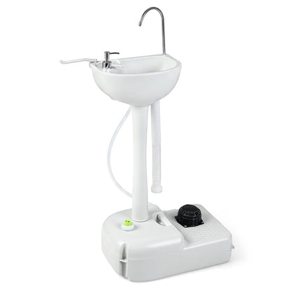 Portable Camping Sink, 17L Water Capacity Hand Wash Basin Stand