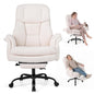 Ergonomic Cross Legged Office Chair with Retractable Footrest Adjustable Armrests for Home Office