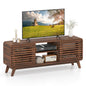 TV Stand Cabinet for 65 Inch TVs with Sliding Doors