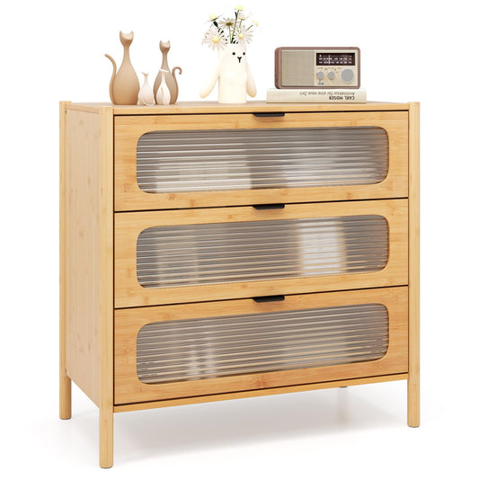 3 Drawer Dresser Mid Century Modern Chest of Drawers