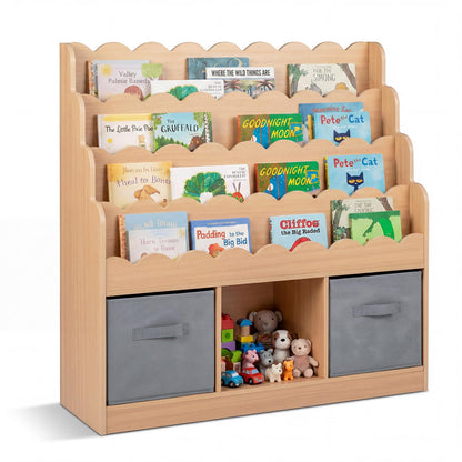 Kids Bookcase, Children Storage Shelf