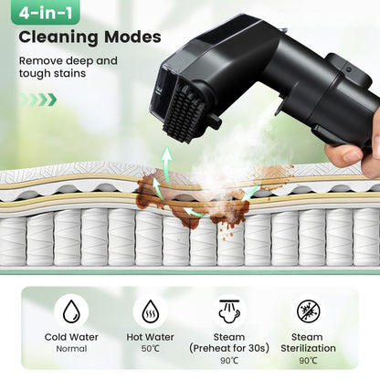 1800W Portable Spot Cleaner with Steam