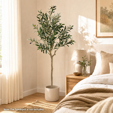 150 cm Artificial Olive Tree with 24 Olive Fruits and 576 Silk Leaves