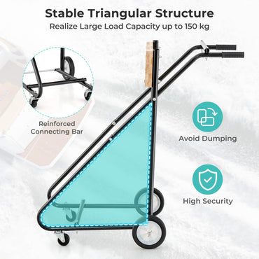 150KG Capacity Heavy Duty Motor Engine Carrier Cart