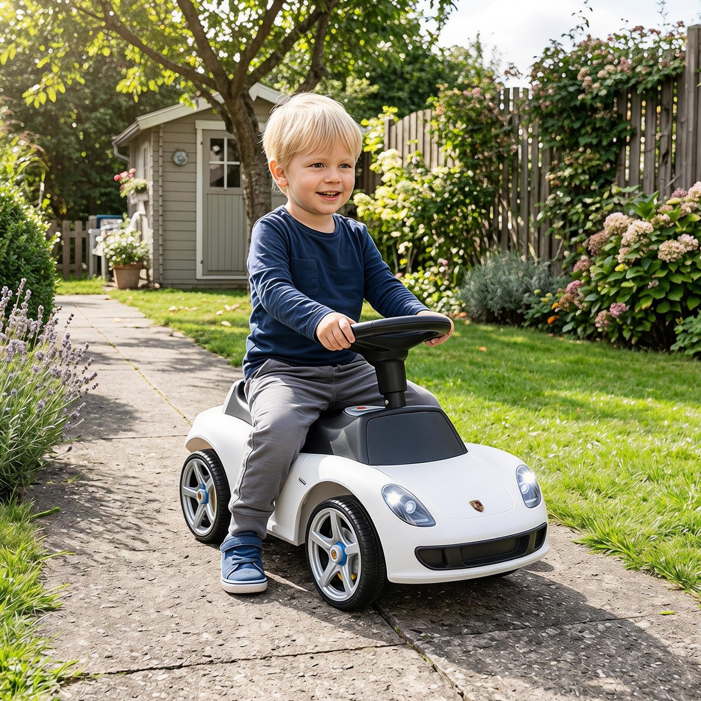Kids Ride on Car, Toddler Foot-to-Floor Sliding Car
