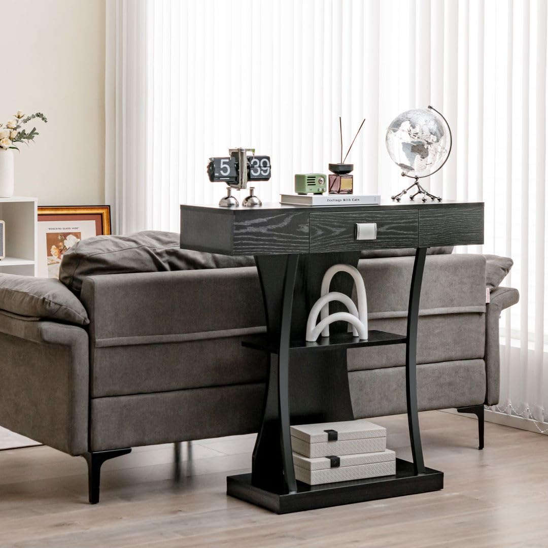 T-Shaped Console Table for Small Space