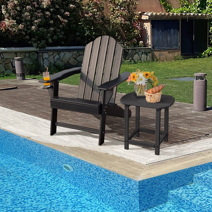 Weather Resistant Adirondack Chair with Built-in Cup Holder