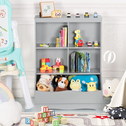 Kids Bookshelf and Toy Organizer