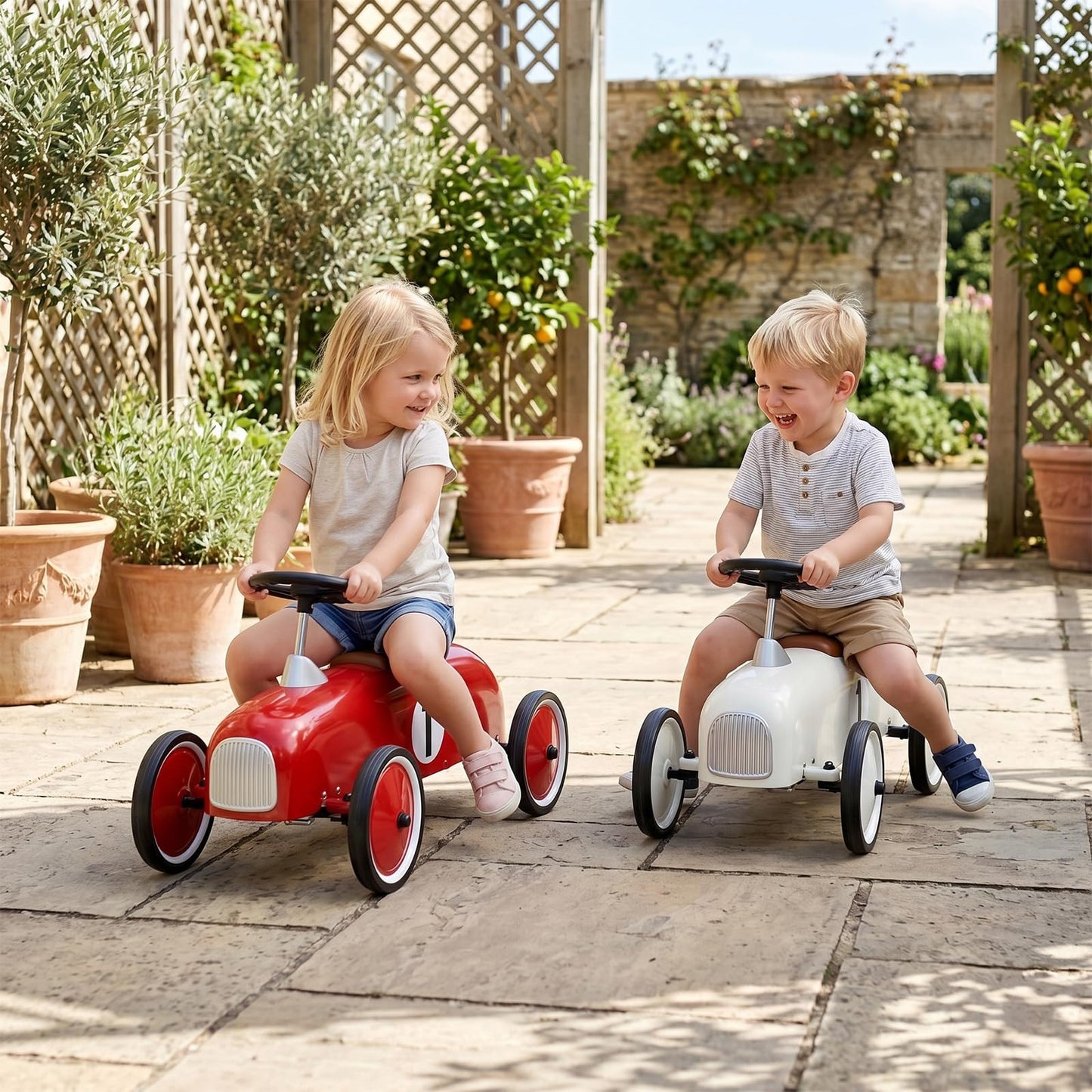 Ride on Car, Toddler Foot to Floor Sliding Walker with 50° Safety Angle Limit