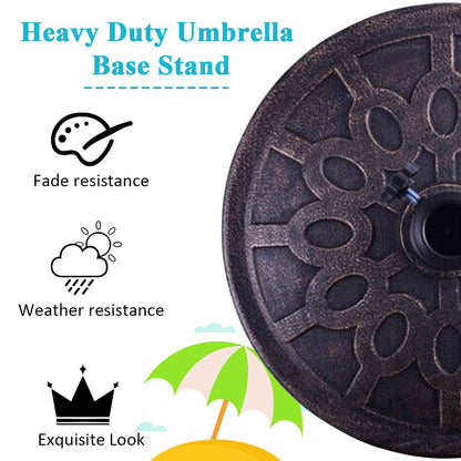 45 x 45 x 33cm Outdoor Heavy Duty Umbrella Stand Holder