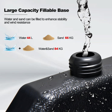 Outdoor Garden Patio Yard Cantilever Banana Umbrella Base Weight