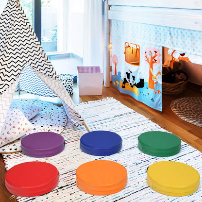 6 Pieces Kids Seat Cushions with Handle