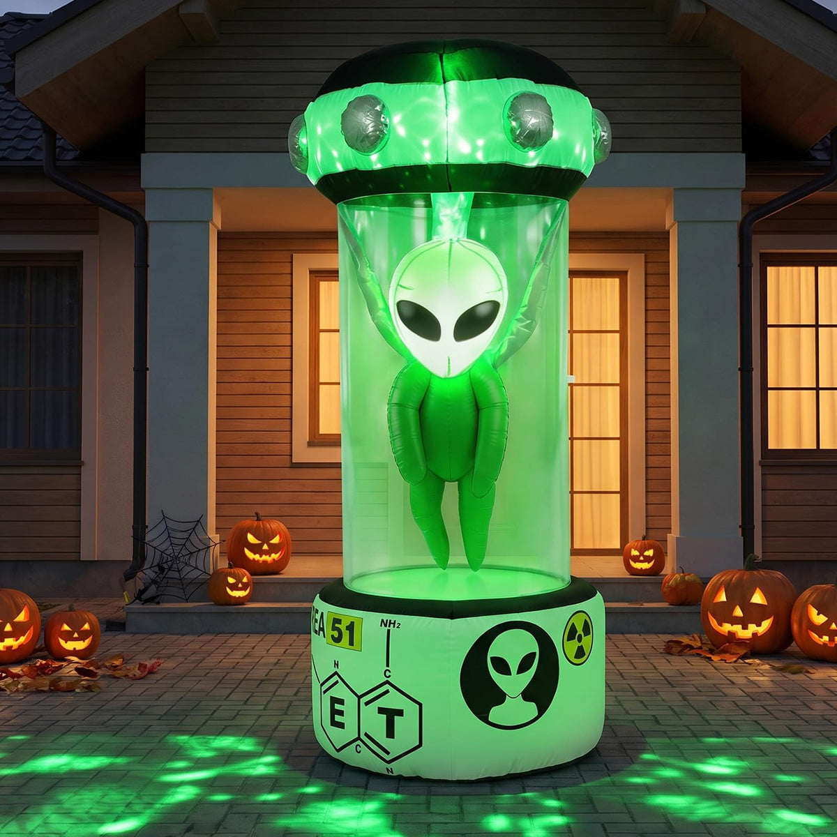 7.4 FT/225 CM Halloween Inflatable Alien