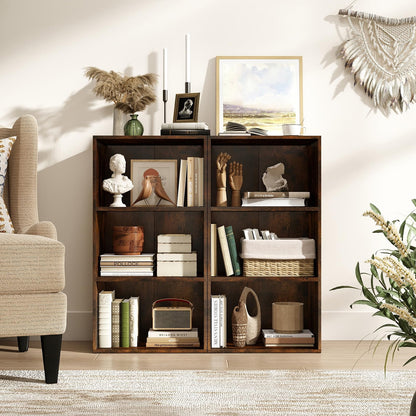 3-Tier Bookcase (42 x 29.5 x 80 cm,White) | Wooden Compact Storage Bookshelf