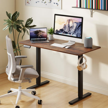 Electric Height Adjustable Standing Desk, 120 x 60cm Sit Stand Desk