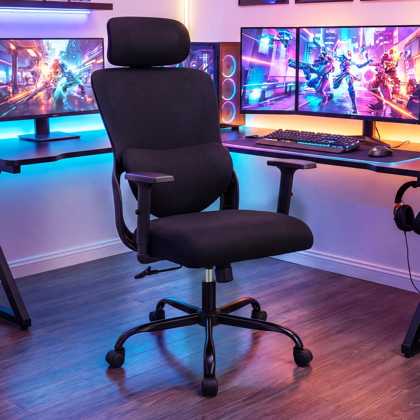 Ergonomic Office Chair, High Back Swivel Computer Desk Chair