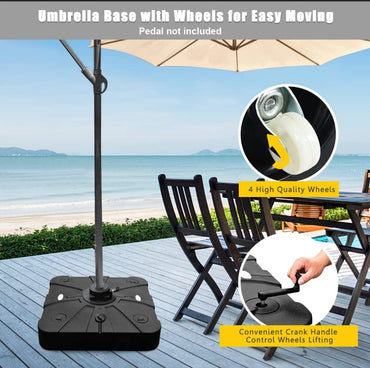 Parasol Base Weights with Removable Cross Base