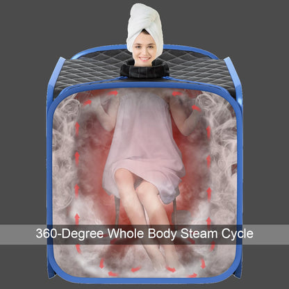Portable Steam Sauna Tent Private Sauna Spa with Adjustable Temperature