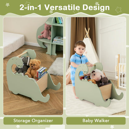 2 in 1 Toddler Shopping Cart with 4 Universal Wheels