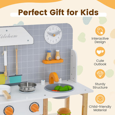 Pretend Kitchen Toy Set with Cookware Accessories