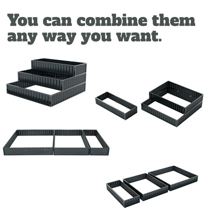 3-Tier Raised Garden Bed with Open ended Base for Vegetable Fruit Flower Herb