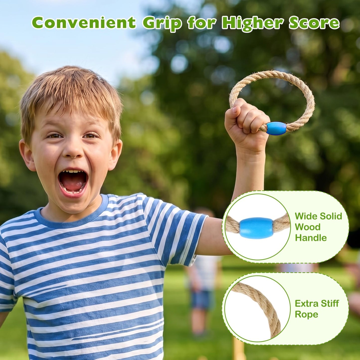 Indoor Outdoor Portable Throwing Game Toy for Beach Backyard Picnic Party